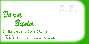 dora buda business card